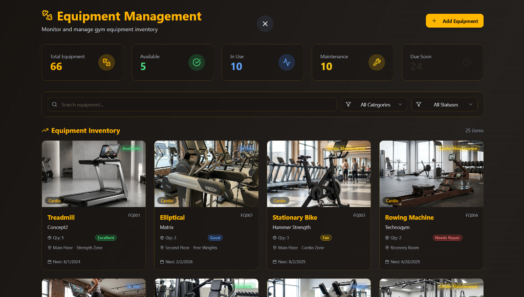 Equipment Management